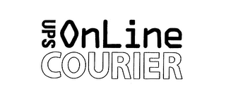 UPS ONLINE COURIER logo