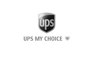UPS UPS MY CHOICE logo