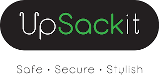 UPSACKIT SAFE · SECURE · STYLISH logo