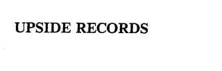 UPSIDE RECORDS logo
