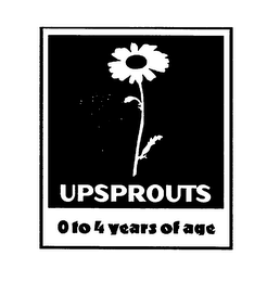 UPSPROUTS 0 TO 4 YEARS OF AGE logo