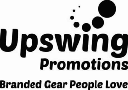 UPSWING PROMOTIONS BRANDED GEAR PEOPLE LOVE logo