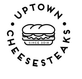 UPTOWN CHEESESTEAKS SINCE 2018 logo