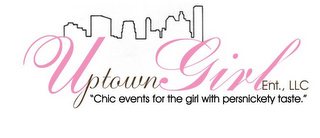 UPTOWN GIRL ENT, LLC "CHIC EVENTS FOR THE GIRL WITH PERSNICKETY TASTE" logo