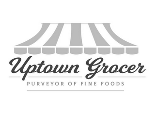 UPTOWN GROCER PURVEYOR OF FINE FOODS logo