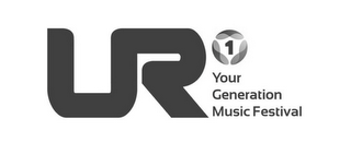 UR 1 YOUR GENERATION MUSIC FESTIVAL logo
