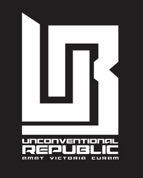 UR UNCONVENTIONAL REPUBLIC AMAT VICTORIA CURAM logo