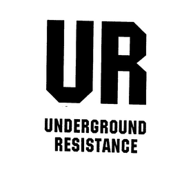 UR UNDERGROUND RESISTANCE logo