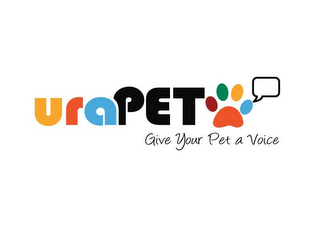URAPET GIVE YOUR PET A VOICE logo