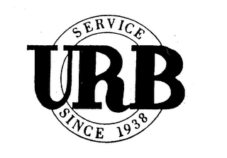 URB SERVICE SINCE 1938 logo