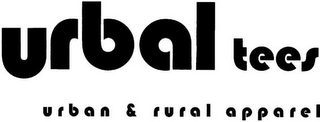 URBAL TEES URBAN & RURAL APPAREL logo