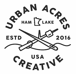 URBAN ACRES USA CREATIVE ESTD 2016 logo