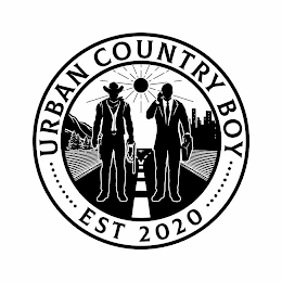 URBAN COUNTRY BOY EST 2020 logo