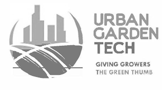 URBAN GARDEN TECH GIVING GROWERS THE GREEN THUMB logo