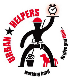 URBAN HELPERS WORKING HARD TO GIVE YOU TIME... logo