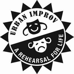 URBAN IMPROV A REHEARSAL FOR LIFE logo