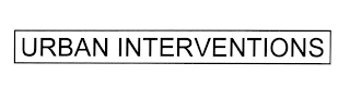 URBAN INTERVENTIONS logo