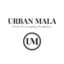 URBAN MALA MALAS FOR EVERYDAY MINDFULNESS UM logo
