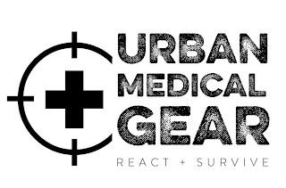 URBAN MEDICAL GEAR REACT + SURVIVE logo