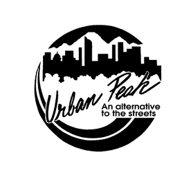 URBAN PEAK AN ALTERNATIVE TO THE STREETS logo