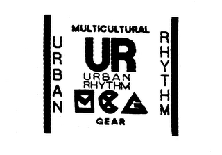 URBAN RHYTHM MULTICULTURAL UR URBAN RHYTHM MCG GEAR logo