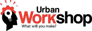 URBAN WORKSHOP WHAT WILL YOU MAKE? logo