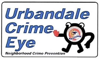 URBANDALE CRIME EYE NEIGHBORHOOD CRIME PREVENTION logo