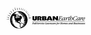 URBANEARTHCARE FULL-SERVICE LAWNCARE FOR HOMES AND BUSINESSES logo