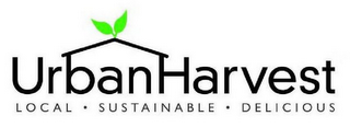 URBANHARVEST LOCAL SUSTAINABLE DELICIOUS logo