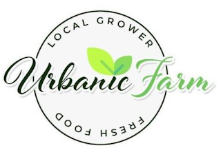URBANIC FARM LOCAL GROWER FRESH FOOD logo