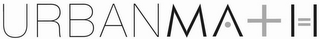 URBANMATH logo