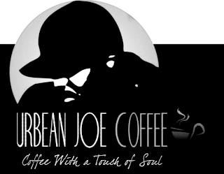 URBEAN JOE COFFEE COFFEE "WITH A TOUCH OF SOUL" logo