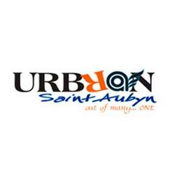 URBRAND SAINT AUBYN OUT OF MANY..  ONE logo