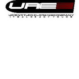 URE UR ENTITLED CLOTHINGCOMPANY ITS ALREADY YOURS logo
