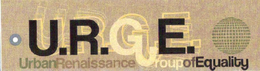 U.R.G.E. URBAN RENAISSANCE GROUP OF EQUALITY logo