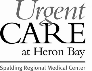 URGENT CARE AT HERON BAY SPALDING REGIONAL MEDICAL CENTER logo