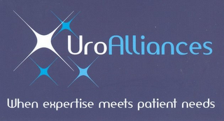 UROALLIANCES WHEN EXPERTISE MEETS PATIENT NEEDS logo