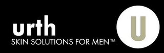 URTH SKIN SOLUTIONS FOR MEN U logo