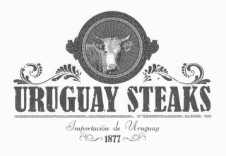 URUGUAY STEAKS IMPORTACIÓN DE URUGUAY 1877 logo