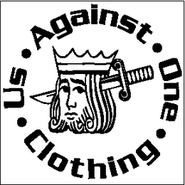 US AGAINST ONE CLOTHING COMPANY logo