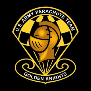 U.S. ARMY PARACHUTE TEAM GOLDEN KNIGHTS logo