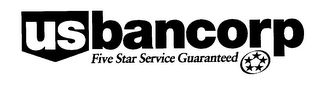 US BANCORP FIVE STAR SERVICE GUARANTEED logo