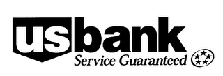 US BANK SERVICE GUARANTEED logo