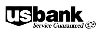 US BANK SERVICE GUARANTEED logo