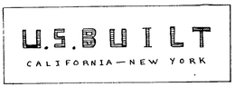U.S. BUILT CALIFORNIA - NEW YORK logo
