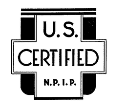 U.S. CERTIFIED N.P.I.P. logo