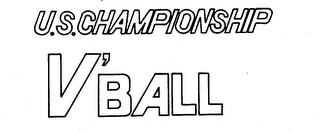 U.S. CHAMPIONSHIP V'BALL logo