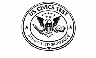 US CIVICS TEST STUDY · TEST · NATURALIZE logo