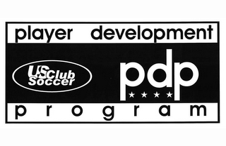 US CLUB SOCCER PDP PLAYER DEVELOPMENT PROGRAM logo