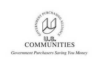 U.S. COMMUNITIES GOVERNMENT PURCHASING ALLIANCE U GOVERNMENT PURCHASERS SAVING YOU MONEY logo